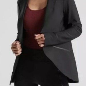 Athleta Black Interstellar Blazer Size 6